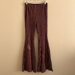 Metallic Bell Bottoms